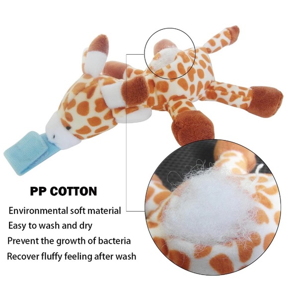 New 2 pack pacifier plushes - Picture 4 of 7